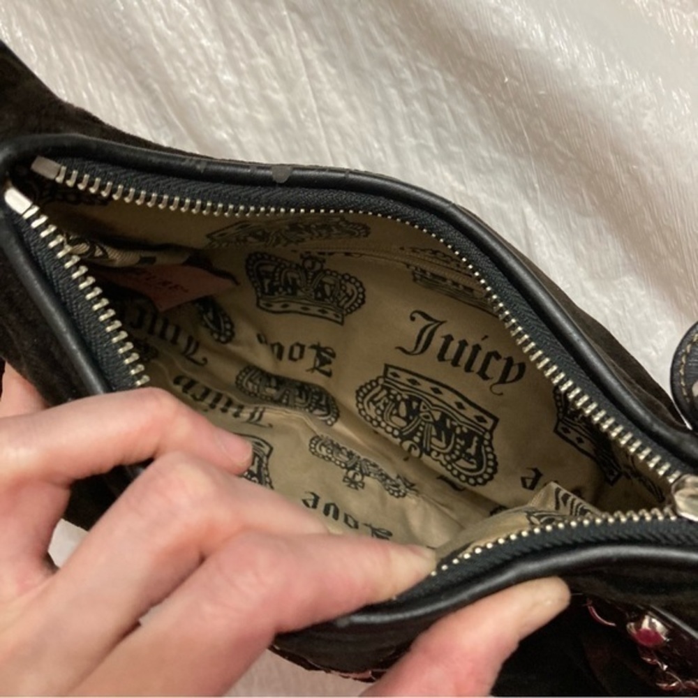 Juicy couture RARE y2k hobo vintage couture “royal juicy” - Picture 8 of 11